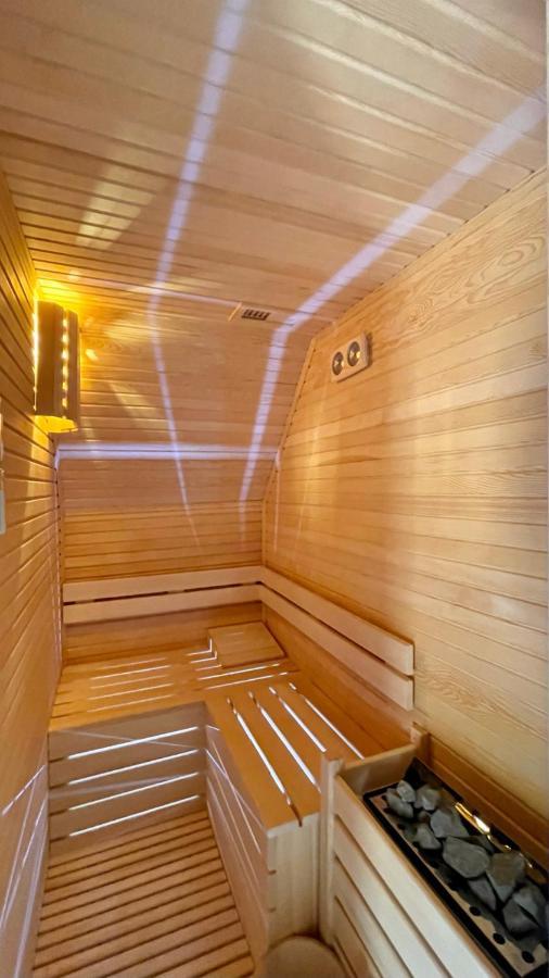 Panurlawoodenhouse Oezel Havuz& Sauna Mavi Eksteriør bilde