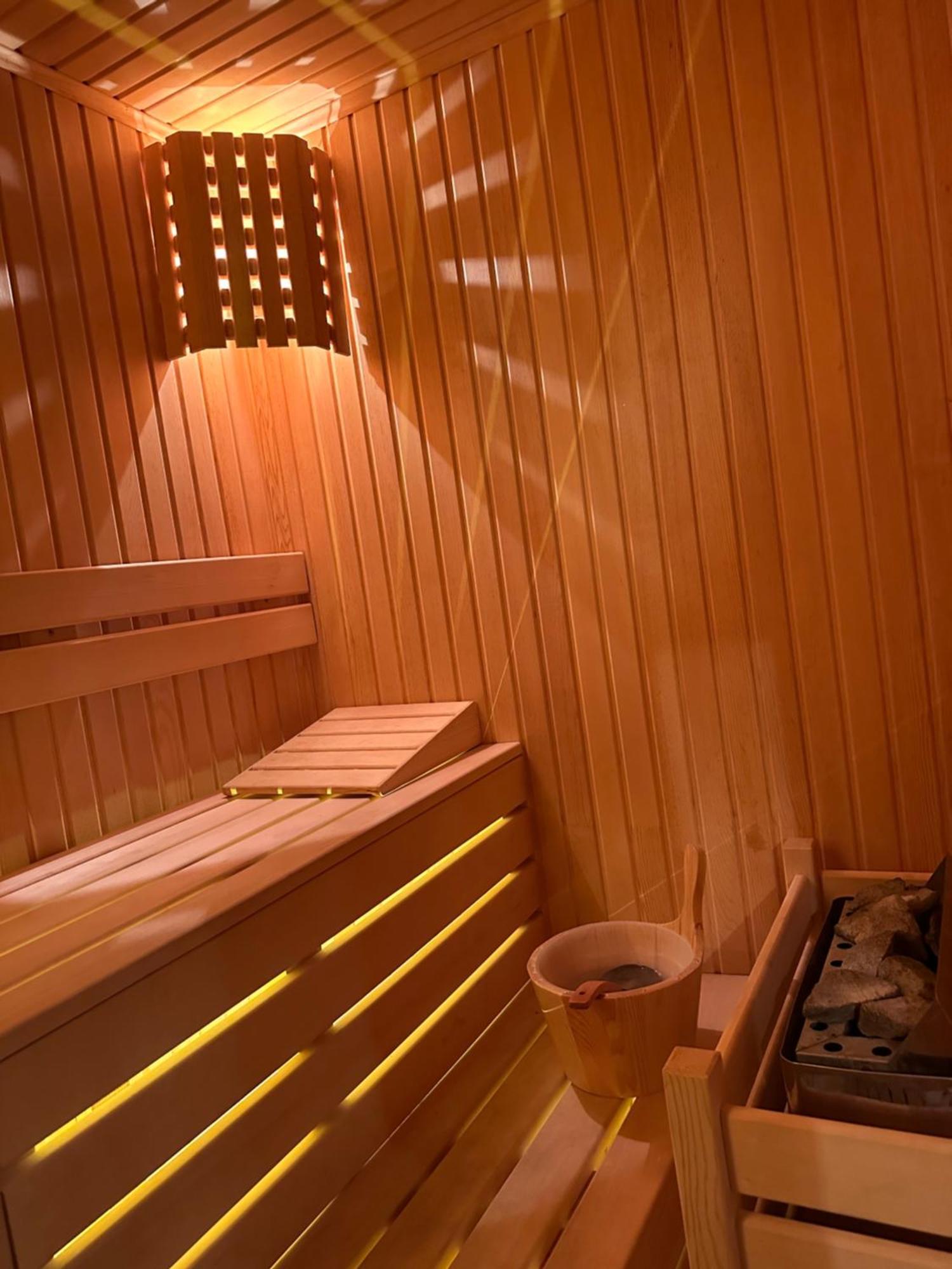 Panurlawoodenhouse Oezel Havuz& Sauna Mavi Eksteriør bilde